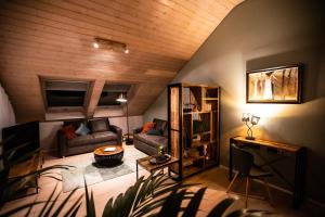 Χώρος καθιστικού στο Ferienapartment Finke