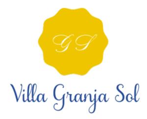 a logo for a villa garantiya gel at Villa Granja Sol in São Félix da Marinha