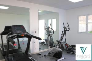 Fitness centrum a/nebo fitness zařízení v ubytování THE POOL VILLA - TANUF
