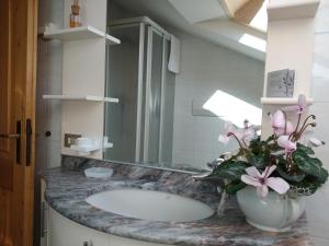 A bathroom at Chalet Stelvio Még 37 kép