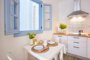 Kuchnia lub aneks kuchenny w obiekcie Apartamento Cádiz Centro Blue Window