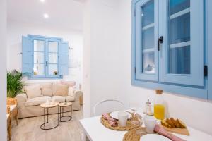 Część wypoczynkowa w obiekcie Apartamento Cádiz Centro Blue Window