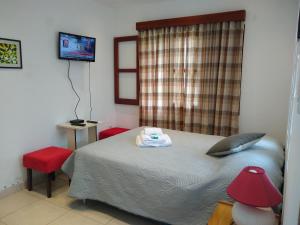 Postel nebo postele na pokoji v ubytování BED AND BREAKFAST- Alto La Viña- SUITE