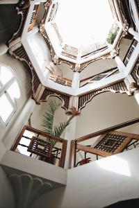 an overhead view of a room with a ceiling at Dar Liouba Hotel in Essaouira