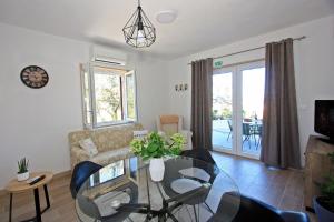 Χώρος καθιστικού στο Apartments Irena