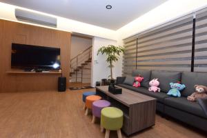 Χώρος καθιστικού στο 巢棧The Nest Inn 包棟民宿