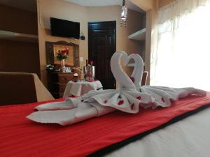 TV a/nebo společenská místnost v ubytování Hotel Mayahau Coba