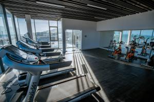 Fitness centrum a/nebo fitness zařízení v ubytování Bella Vita Hotel