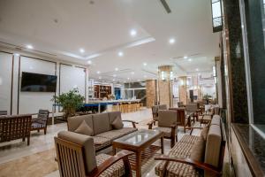 Posezení v ubytování Bella Vita Hotel