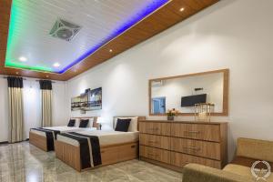 Kuchyň nebo kuchyňský kout v ubytování White Land City Hotel