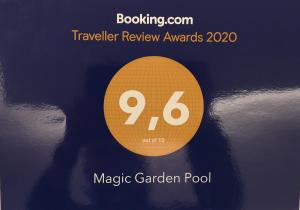 Certifikát, hodnocení, plakát nebo jiný dokument vystavený v ubytování Magic Garden with Jacuzzi-Pool and Luxury Lake Como view
