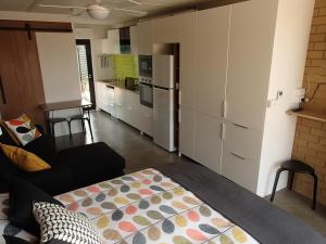 Kuchyň nebo kuchyňský kout v ubytování Wahgunyah Motel
