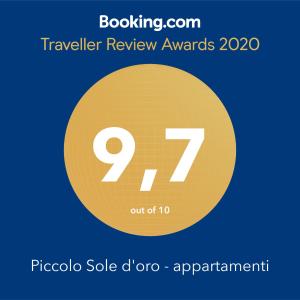 Piccolo Sole d'oro - appartamenti tanúsítványa, márkajelzése vagy díja