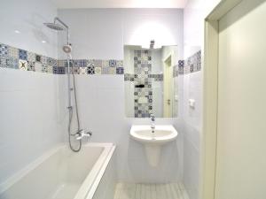 Kúpeľňa v ubytovaní Apartmány Habánská, celý dům