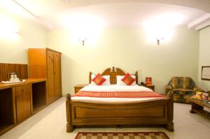 Postel nebo postele na pokoji v ubytování Hotel Pablas International, New Delhi, Near Metro
