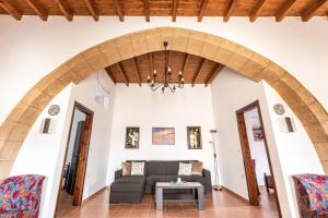 A seating area at Casa Theoni