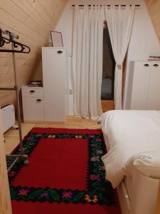 Postel nebo postele na pokoji v ubytování Suncana dolina Tara