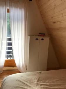 Postel nebo postele na pokoji v ubytování Suncana dolina Tara