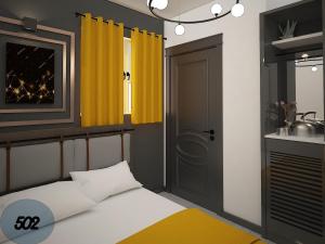 Postel nebo postele na pokoji v ubytování Exporoyal Hotel