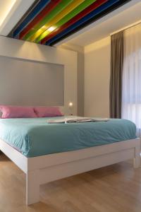 Ένα ή περισσότερα κρεβάτια σε δωμάτιο στο Apartments Slana Oaza