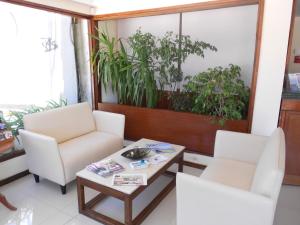 Istumisnurk majutusasutuses Tanger Hotel