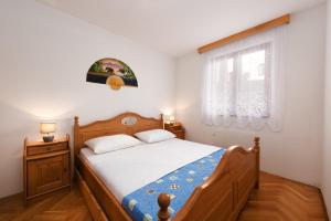 מיטה או מיטות בחדר ב-Apartment Europe with Sea View