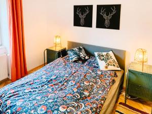 Ένα ή περισσότερα κρεβάτια σε δωμάτιο στο Contemporary City Apartment - by Nahuen Suites