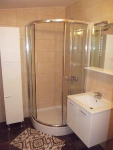 Koupelna v ubytování Apartmani Juliška