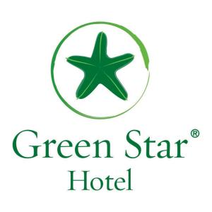 a green star hotel logo with a star in the middle at Safir Hotel Cairo in Cairo