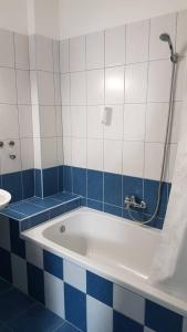 Koupelna v ubytování Promenad Apartman