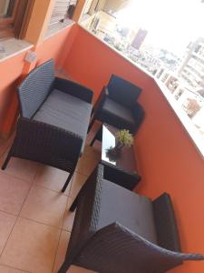 Posedenie v ubytovaní APARTMENT AMBER s podzemnom garažom