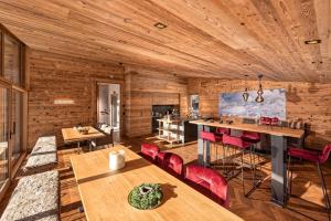 Posezení v ubytování Skilodge Oberlech