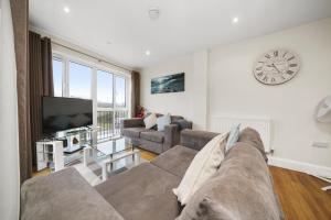 Setusvæði á London Heathrow Living Serviced Apartments by Ferndale