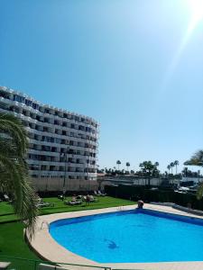 The swimming pool at or close to Apartment close to Yumbo,Free parking