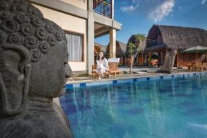 Bazén v ubytování Khanaya Hotel Borobudur nebo v jeho okolí