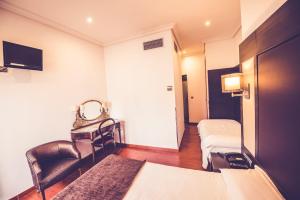 Μια τηλεόραση ή/και κέντρο ψυχαγωγίας στο Hostal Sol Los Angeles