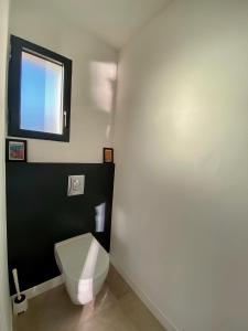Koupelna v ubytování La chambre de Laura