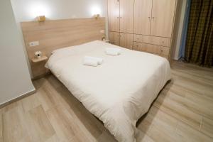 Posteľ alebo postele v izbe v ubytovaní Lovely central studio!