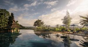 Landskap semula jadi dekat dengan resort