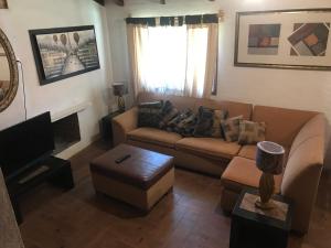 Ruang duduk di Cabañas Yasmina