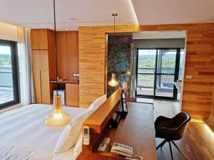 Letto o letti in una camera di Kenting Gala Vineyard