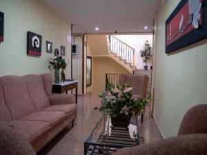 Posezení v ubytování Hostal Durá