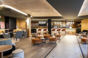 Uma área de estar em Mercure Luxembourg Off Kirchberg