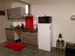 Köök või kööginurk majutusasutuses Appartement moderne Roanne