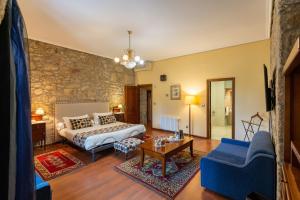 Postel nebo postele na pokoji v ubytování Hotel Pazo O Rial