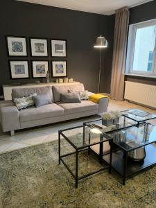 Posezení v ubytování Luxus-Apartment Quierschied