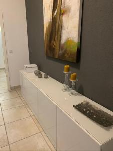 Nápoje v ubytování Luxus-Apartment Quierschied