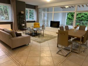 Posezení v ubytování Luxus-Apartment Quierschied