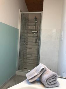 Kylpyhuone majoituspaikassa Petite Maison ad Alano