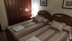 A bed or beds in a room at Habitacion matrimonial centro ciudad